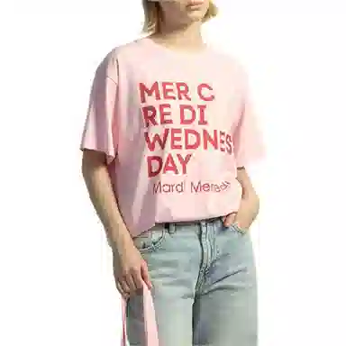 MARDI MERCREDI TSHIRT DU MERCREDI_LIGHTPINK FW25T