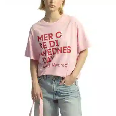 MARDI MERCREDI TSHIRT DU MERCREDI_LIGHTPINK FW25T