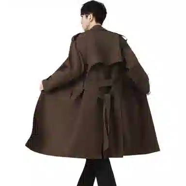 韩系简约与美式潮牌融合的高品质通勤上衣外套风衣 男女同款
