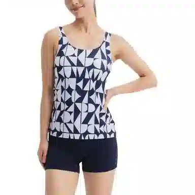 DECATHLON NABAIJI heva tankini NAVY TRIA SWIM