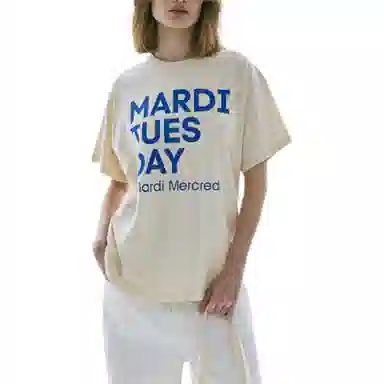 MARDI MERCREDI TSHIRT DU MARDI_BUTTER BLUE FW25T
