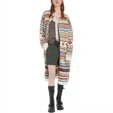 WEEKEND MaxMara Jacquard Knit Cardigan