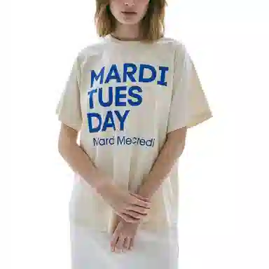MARDI MERCREDI TSHIRT DU MARDI_BUTTER BLUE FW25T