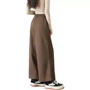 法文箱子 高腰宽松简约休闲裤 女款