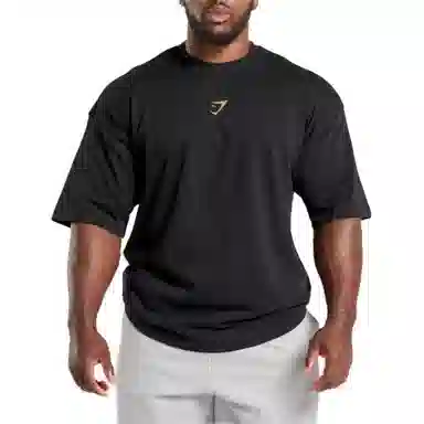 GYMSHARK Bodybuilding Graphic Tee Black