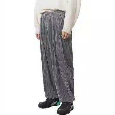 速写 纯色直筒长款休闲裤 男款