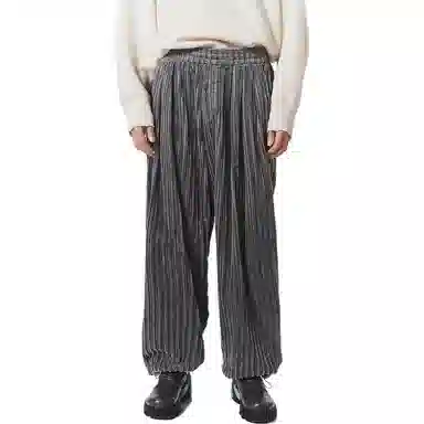 速写 纯色直筒长款休闲裤 男款