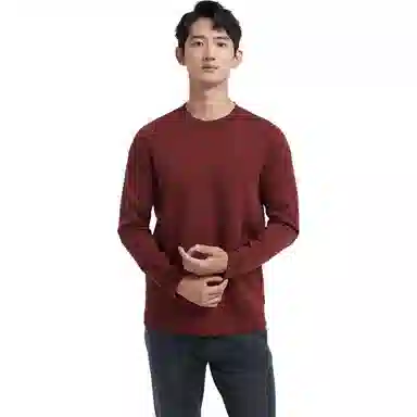 古鲨 圆领修身百搭潮流长袖卫衣 男款