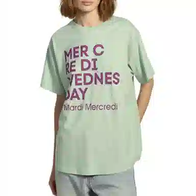 MARDI MERCREDI TSHIRT DU MERCREDI_MINT PURPLE FW25T