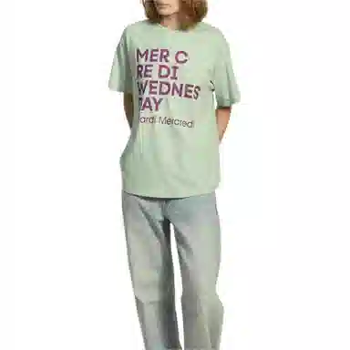 MARDI MERCREDI TSHIRT DU MERCREDI_MINT PURPLE FW25T