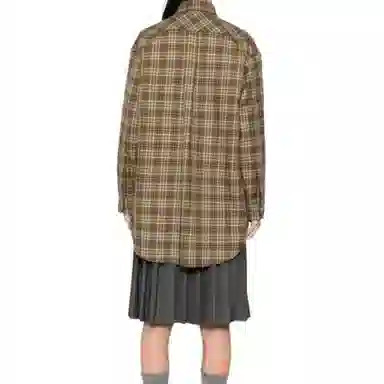 Miu Miu FW25 Plaid Shirt