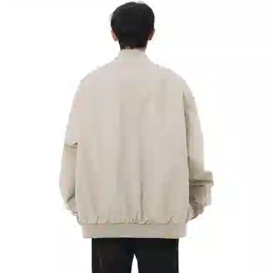 TONYKRZ Gothic Letter Print Bomber Jacket