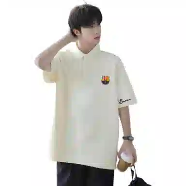 Barcelona Retro Logo Polo Shirt