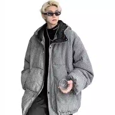 Zero American Street Retro Corduroy Hoodie Puffer