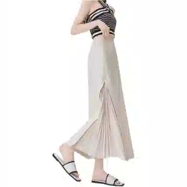 水中花 舒适时尚通勤简约休闲长裙 女款