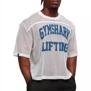 GYMSHARK Mesh Oversized Crew Tee