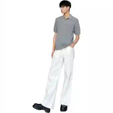 MOO&TONAL Boxy Polo Tee