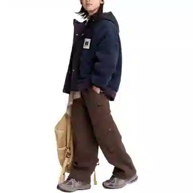 左西绒感外套 加绒保暖连帽透气 儿童款