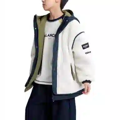 左西绒感外套 加绒保暖连帽透气 儿童款