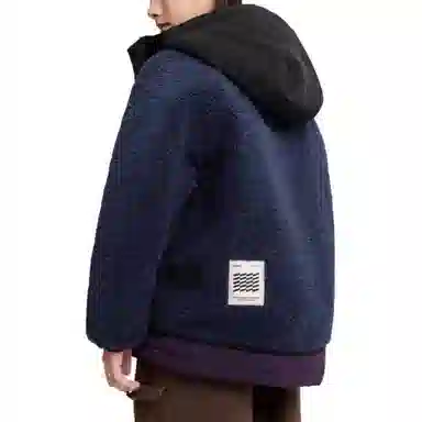 左西绒感外套 加绒保暖连帽透气 儿童款