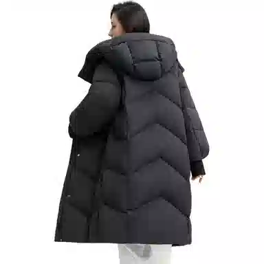 鸭鸭 【气质简约】秋冬户外保暖御寒品质鸭绒外套羽绒服 女款