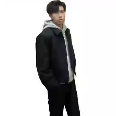 黑马漫画 行政夹克男春秋高级感痞帅翻领设计感型开衫外套西装 男女同款