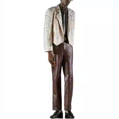 Gucci Brown Straight-Leg Pants