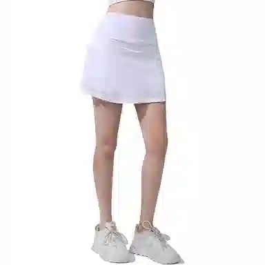 欧迪芬 简约舒适高腰修身包臀设计百搭纯色显瘦优雅可爱性感个性气质休闲短裙 女款