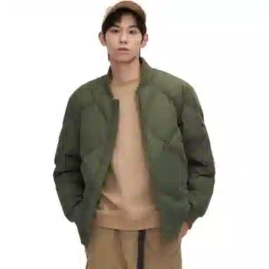 波司登 无帽立领加厚短款羽绒服 男款