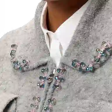 PINKO Pearl Collar Zip Jacket