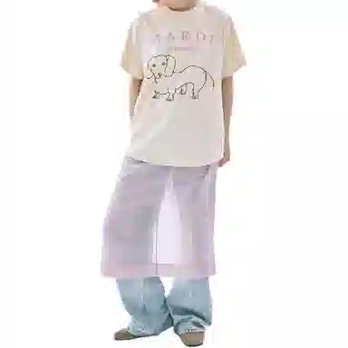 MARDI MERCREDI TSHIRT DDANJI CH.06_BUTTER PINKLAVENDER FW25T