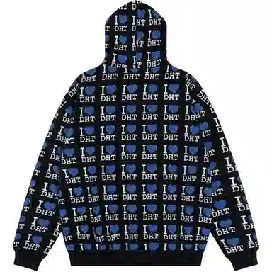 UPWARD LAB Vintage Camo Zip Hoodie