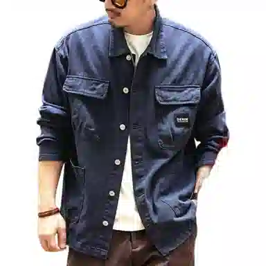 格蓝鹿 经典时尚潮流复古潮牌宽松夹克外套 男女同款