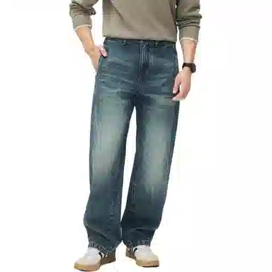 丹宁哲学 复古牛仔裤 男女同款