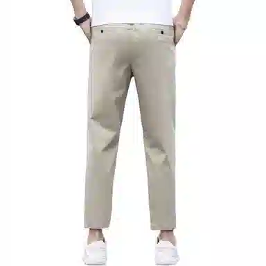 吉肯蒂 弹力直筒小脚薄款九分休闲裤 男款