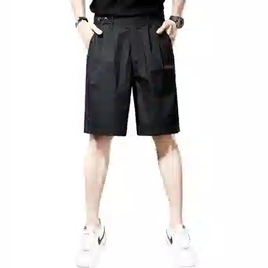 贵色 跑步通勤创意设计工装短裤 男女同款