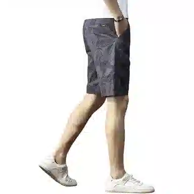 吉肯蒂 宽松直筒舒适百搭休闲短裤 男款