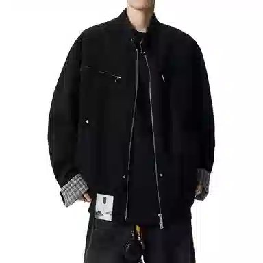 【永恒机车工装飞行员外套】布客行 怀旧做旧处理低调奢华经典复古设计霸气有型顺滑细腻材质挺括有筋骨感摩登高街范夹克 男女同款