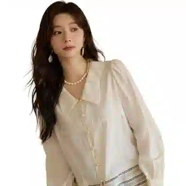 谜秀 复古 优雅 显瘦上衣 女款