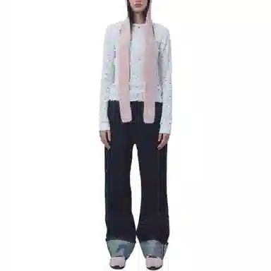 RestRecreation LOGO PATTERN WAFFLE TOP FW25T