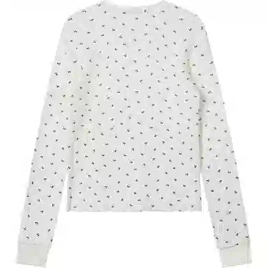 RestRecreation LOGO PATTERN WAFFLE TOP FW25T