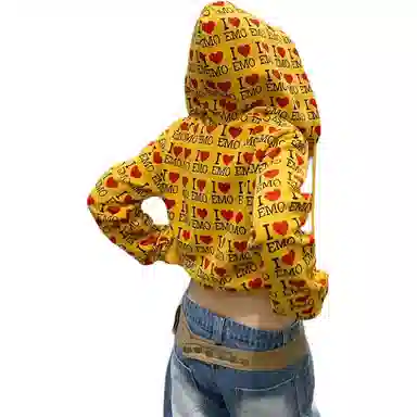 UPWARD LAB Vintage Camo Zip Hoodie