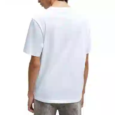 HUGO BOSS Cotton-Jersey T-Shirt With Dog Artwork T