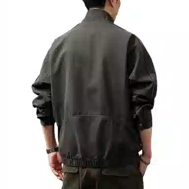 贵色 美式复古立领飞行潮牌工装长袖夹克外套 男女同款