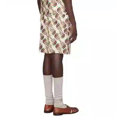 GUCCI x THE NORTH FACE SS21 Logo Shorts Brown