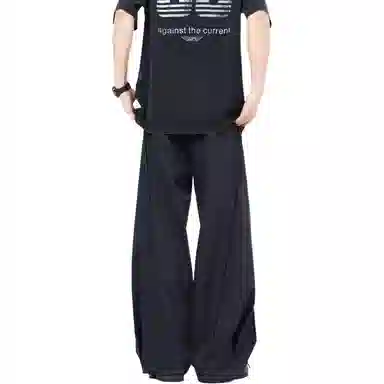 颂希尔 宽松休闲垂感高级西装裤 男女同款