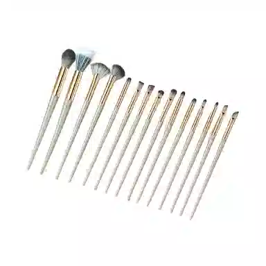 计轩  鎏金眼影眼线半扇形鼻影刷化妆刷套装