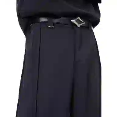 颂希尔 宽松休闲垂感高级西装裤 男女同款