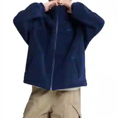 左西绒感外套 加绒保暖连帽长袖 儿童款