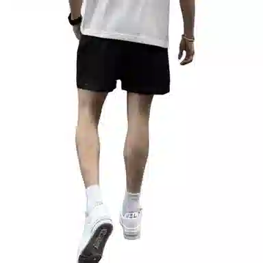 美式高街复古字母刺绣休闲运动宽松百搭篮球裤 男女同款